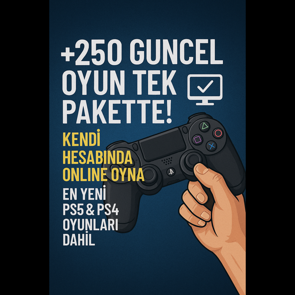 250+ Güncel Oyun Ultra Paket – PS4 & PS5