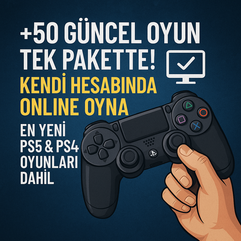 +50 Güncel Oyun Paketi – PS4 & PS5